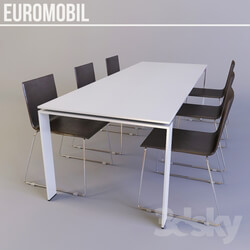 Table Chair Table with chairs euromobil 