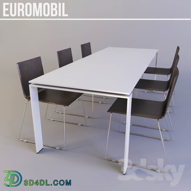 Table Chair Table with chairs euromobil