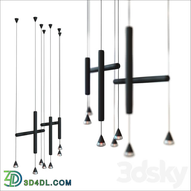 Pendant lamp BROKIS PURO Pendant light 3D Models