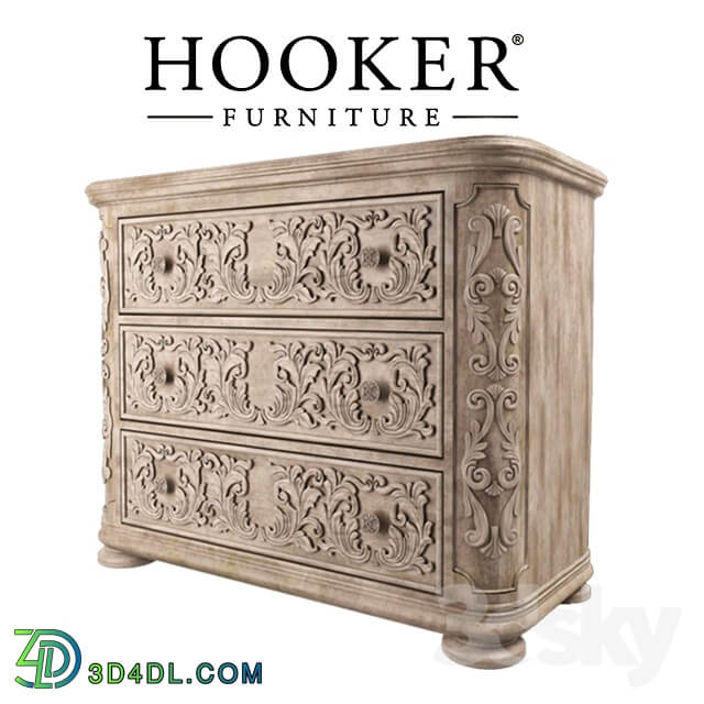 Sideboard Chest of drawer Hooker Furniture Bedroom True Vintage Bachelors Chest