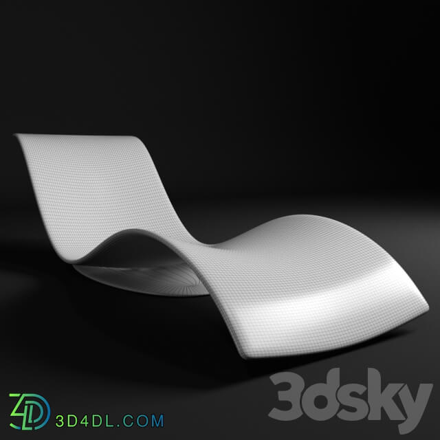 Italian chaise longue Desiree Eli Fly Other 3D Models