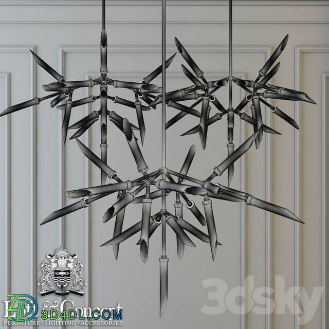 Pendant lights spur chandelier Pendant light 3D Models