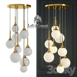 Hanging lamp Restoration Hardware Whitney Chandelier Pendant light 3D Models 