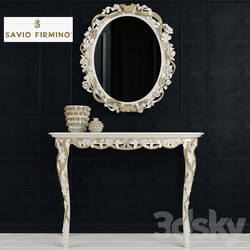 Savio Firmino Console 3125 Mirror 4484 Vazes 3D Models 