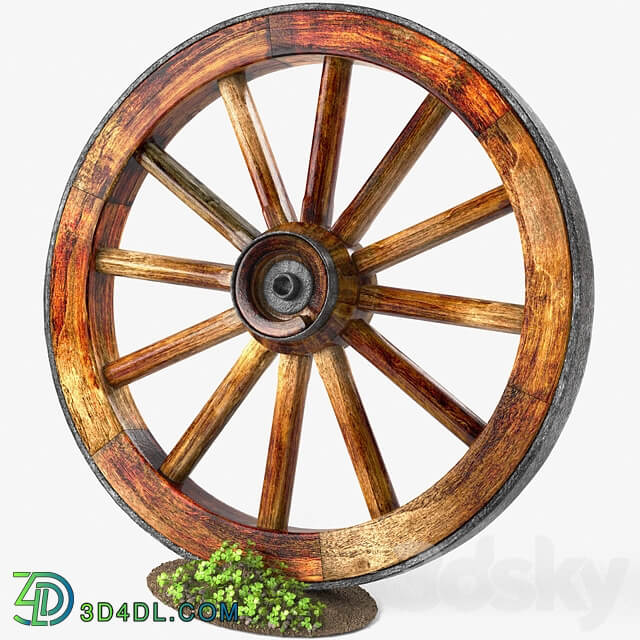 Wagon Wheel Other 3D Models