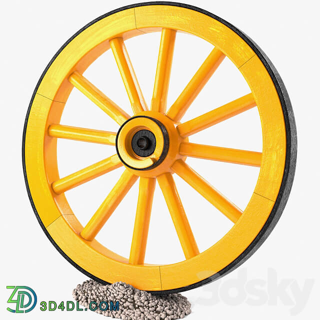 Wagon Wheel Other 3D Models