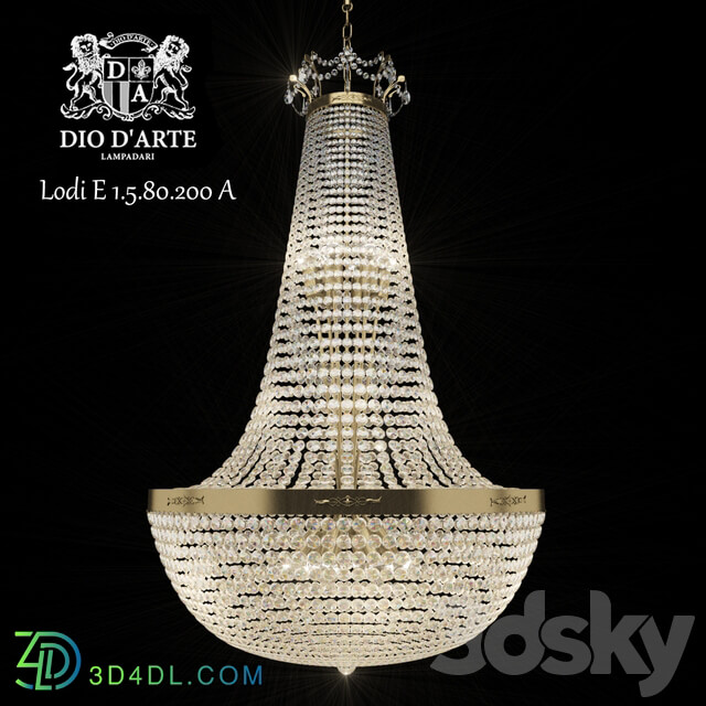 Chandelier Dio D Arte Lodi E 1.5.80.200 A Pendant light 3D Models