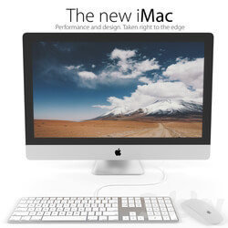 The new iMac PC other electronics 3D Models 