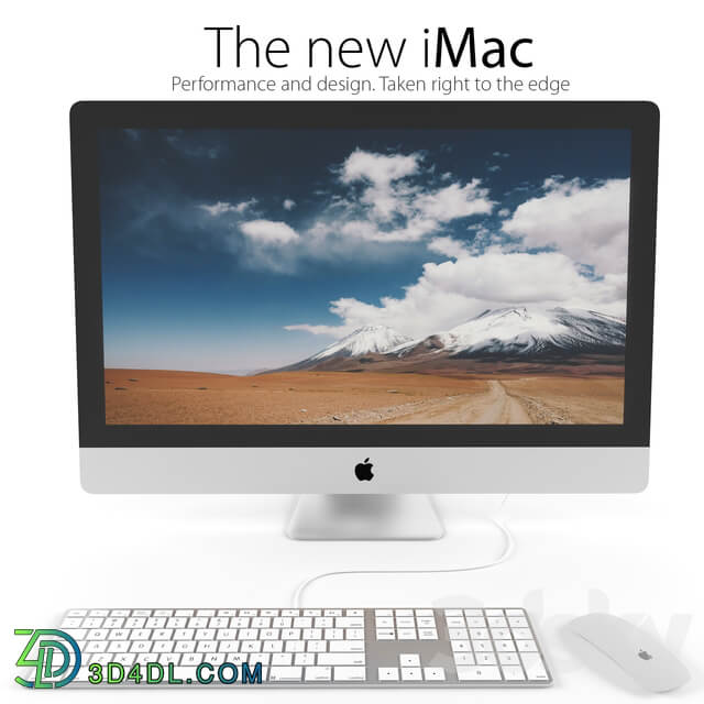 The new iMac PC other electronics 3D Models