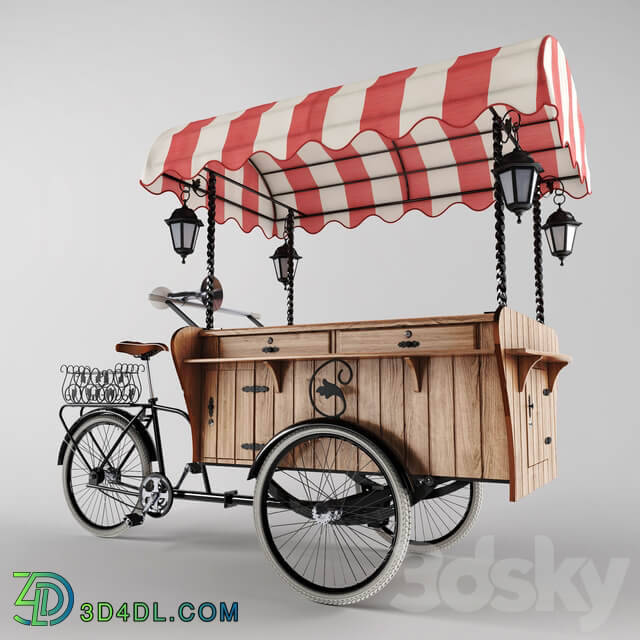 Pedicabs VELOPOINT MILANO 3D Models