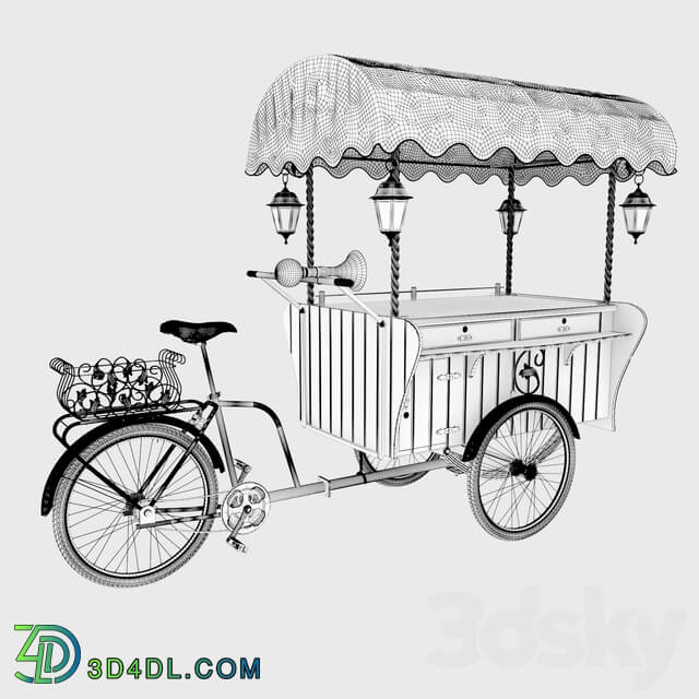 Pedicabs VELOPOINT MILANO 3D Models