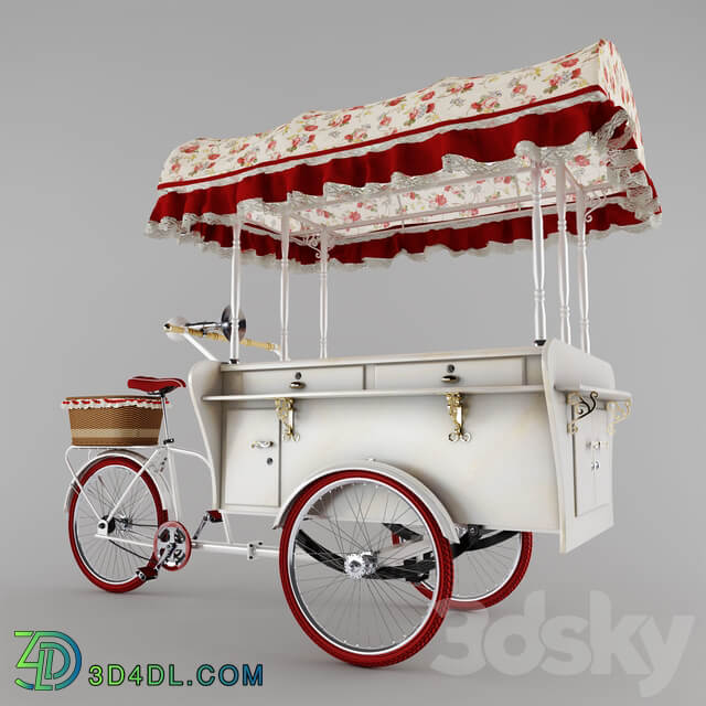 Pedicabs VELOPOINT PARIS 3D Models