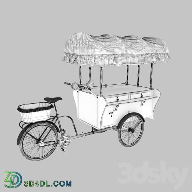 Pedicabs VELOPOINT PARIS 3D Models