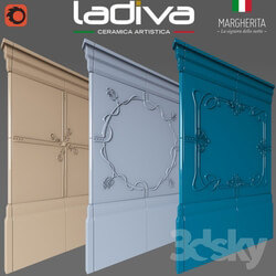 Bathroom accessories LaDiva Margherita tile 