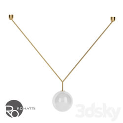 Pendant lamp Romatti Flos. Notch 45 Pendant light 3D Models 