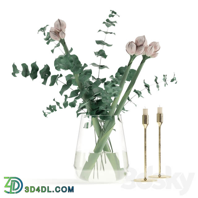 Vase with Flowers 3D Models