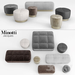 Minotti Jacques Ottomans 