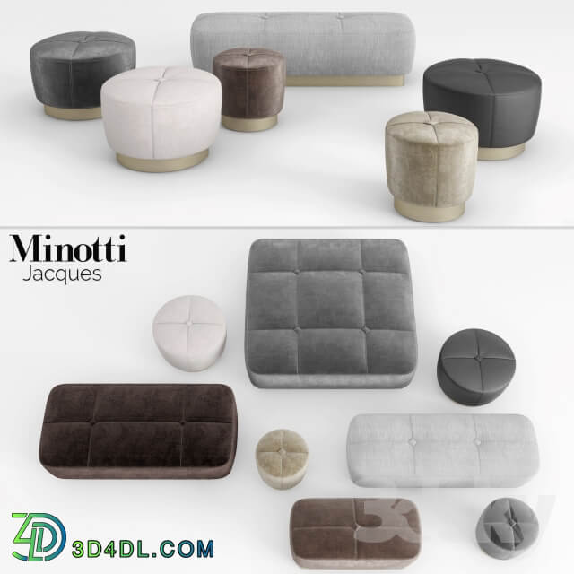 Minotti Jacques Ottomans