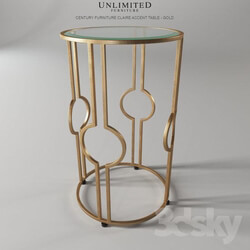 CENTURY FURNITURE CLAIRE ACCENT TABLE 