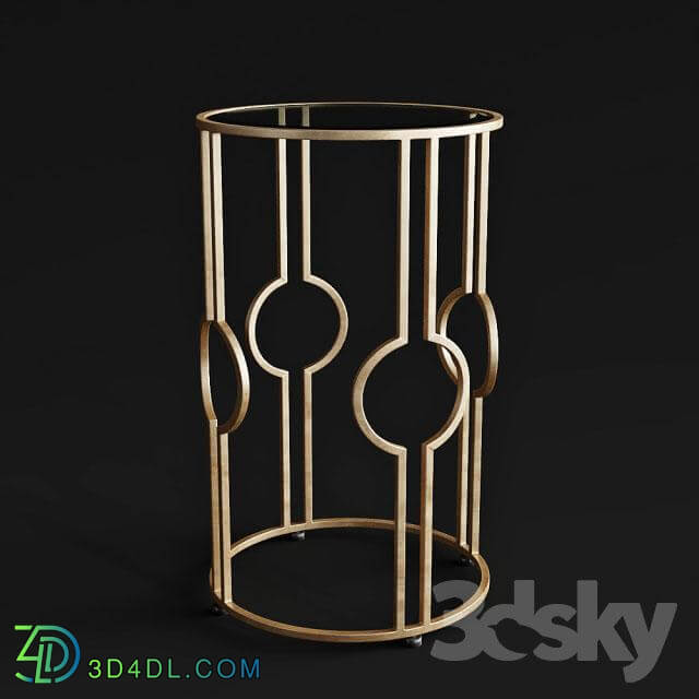 CENTURY FURNITURE CLAIRE ACCENT TABLE