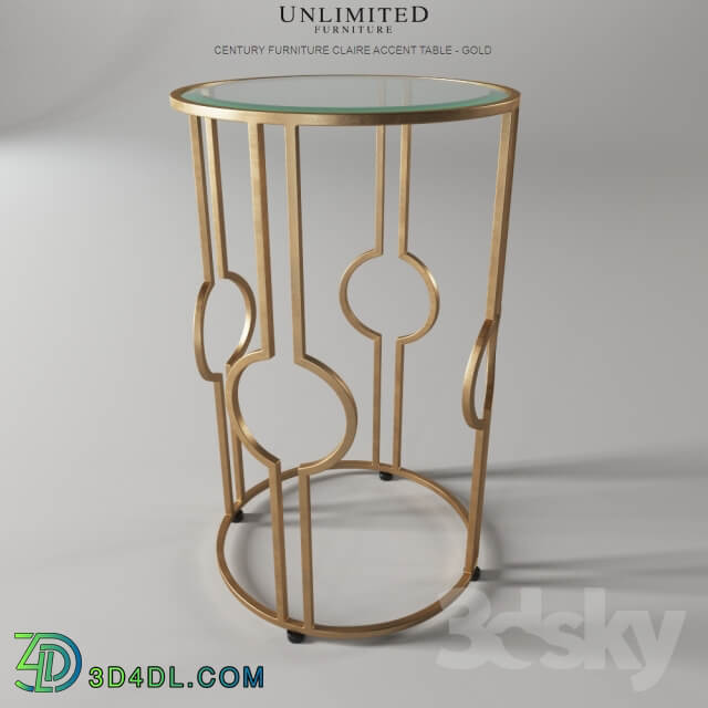 CENTURY FURNITURE CLAIRE ACCENT TABLE