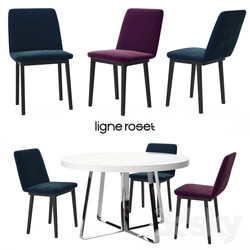 Table Chair Ligne Roset Tadao chair Ava table 