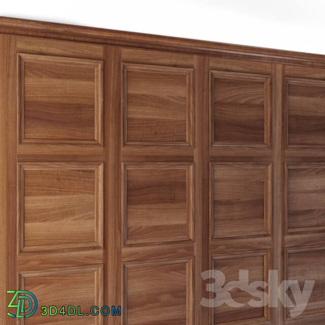3D panel Wooden panels in classic style