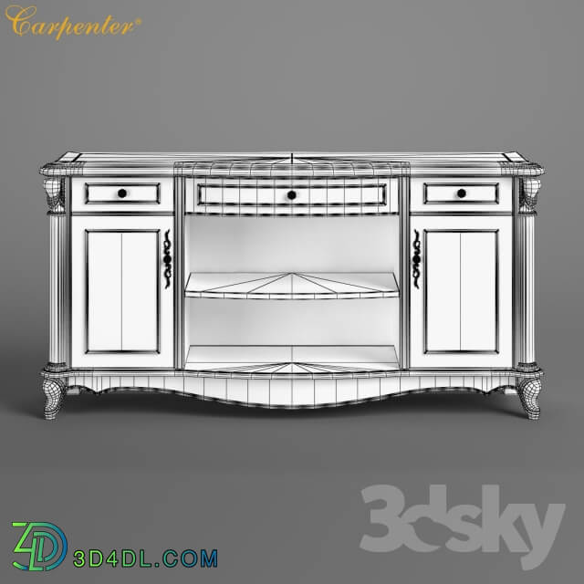 Sideboard Chest of drawer 2610200 230 1 Carpenter Sofa back cabinet 1600x420x800