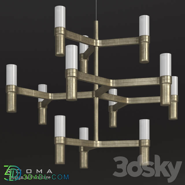 Chandelier Rooma lamp 02 Rooma Design Pendant light 3D Models