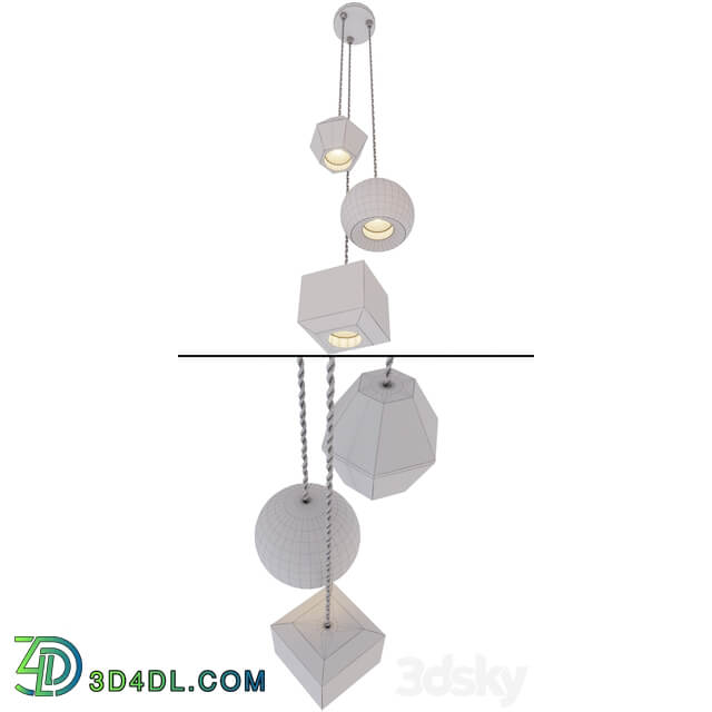 Nowodvorski Geometric Pendant light 3D Models