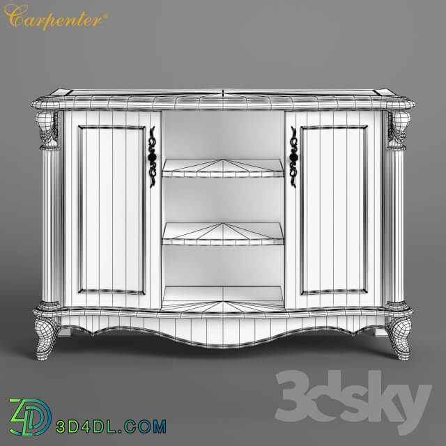 Sideboard Chest of drawer 2612300 230 1 Carpenter Small TV cabinet 1180x380x800