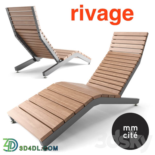 Deckchair MMCITE RIVAGE Other 3D Models