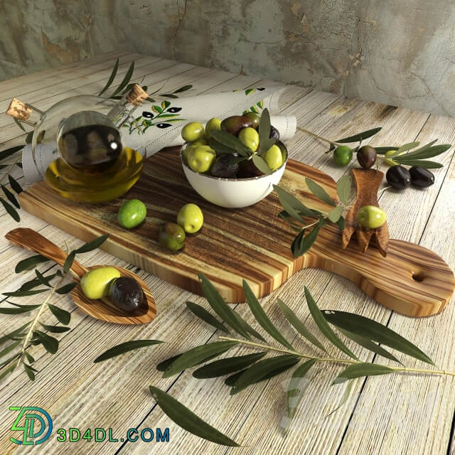 Olives set