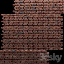 Other decorative objects Wall of red bricks 