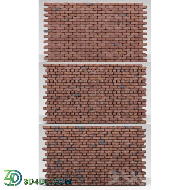 Other decorative objects Wall of red bricks