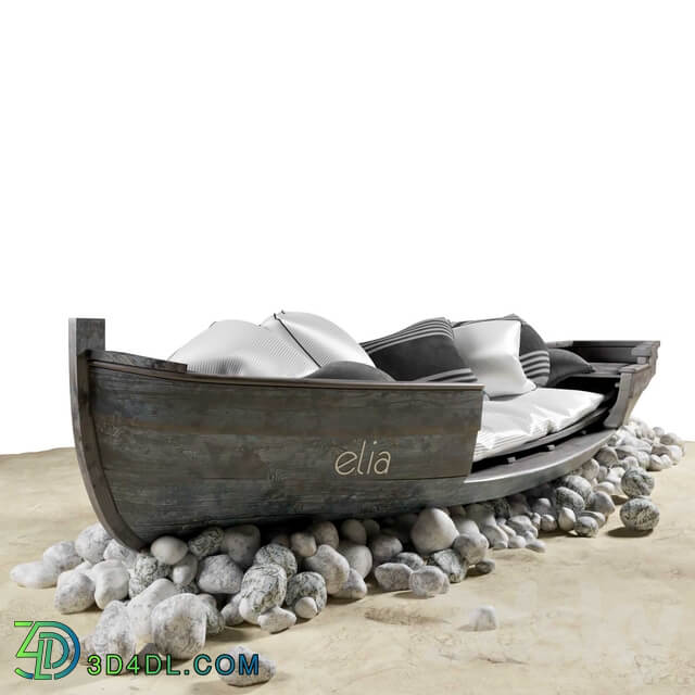 Boat for beach holidays Other 3D Models