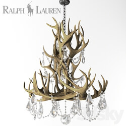 Visual Comfort Ralph Lauren Straton Single Tier Chandelier Pendant light 3D Models 