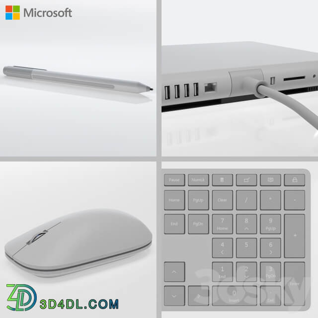 Microsoft Surface Studio PC other electronics 3D Models