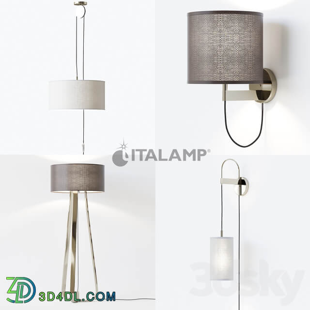 ITALAMP Lily series Pendant light 3D Models