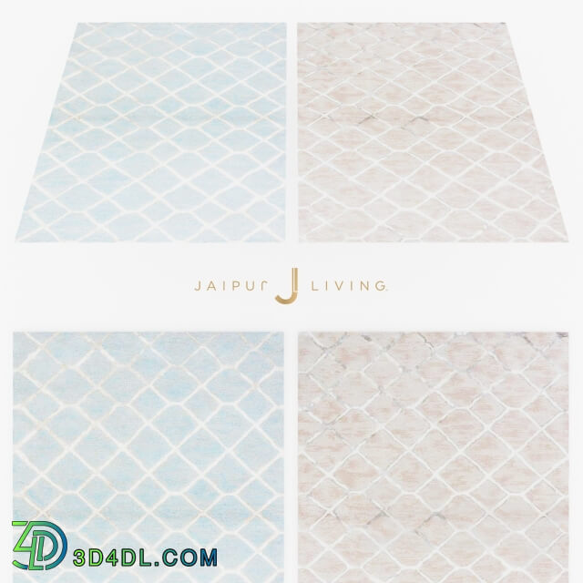 Jaipur Totten Rug From Blue Collection