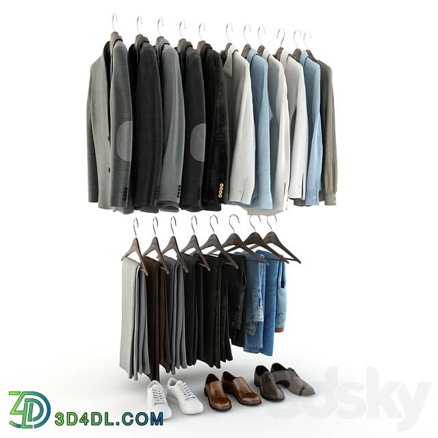 Set of clothes 06 Clothes 3D Models