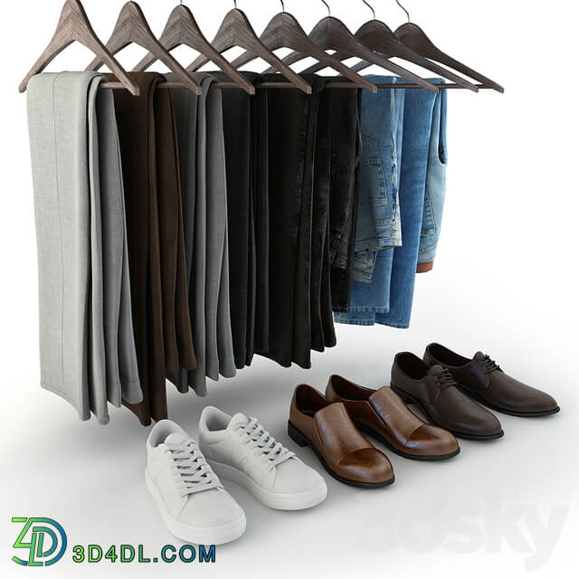 Set of clothes 06 Clothes 3D Models