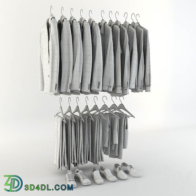 Set of clothes 06 Clothes 3D Models