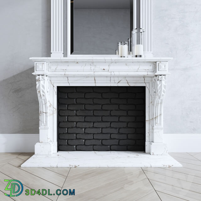 Fireplace luxdeco wall lamp