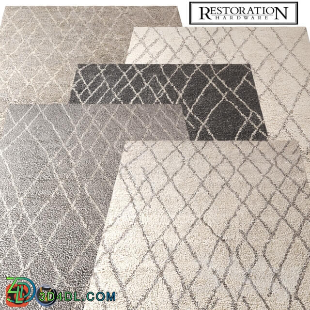 Carpet Restoration Hardware Noura 2440х3050 5 colors 