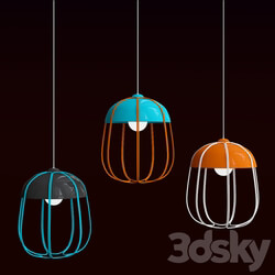 Metal Work Lamp Gets Modernized Pendant light 3D Models 