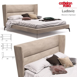 Bed Bed Cattelan Italia Ludovic 