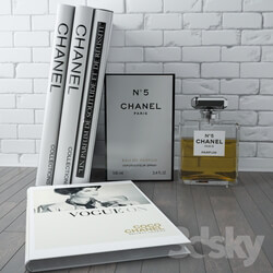 Other decorative objects Chanel 5 amp Books 