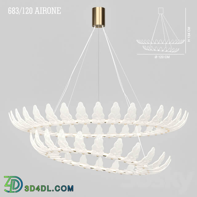 683 120 AIRONE Pendant light 3D Models