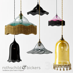 Rothschild Bickers lamp set Pendant light 3D Models 